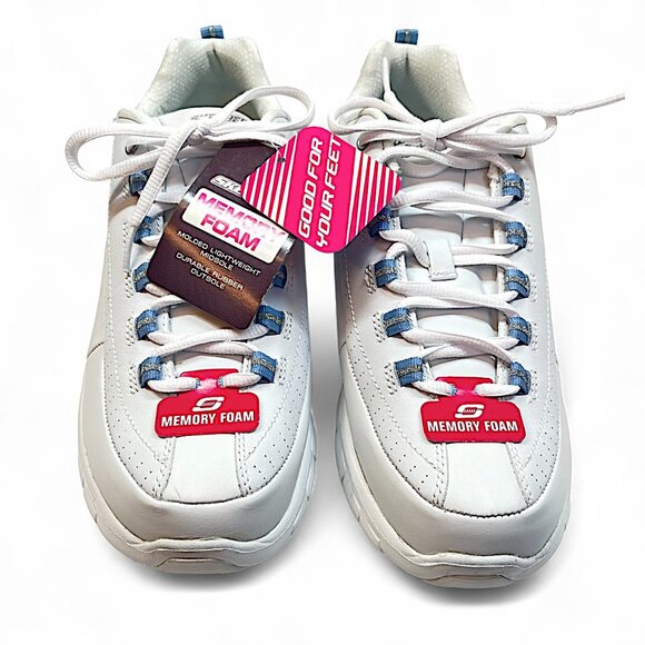 Skechers Women Sports Elite With Memory Foam White Size 11 Shoes with Box - Picture 3 of 10